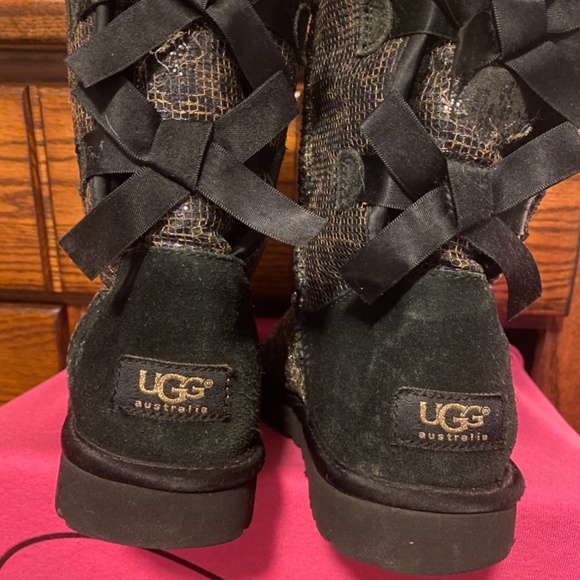 LIMITED EDITION UGG BOOTS | Sparkly Cheetah Print - Picture 4 of 4